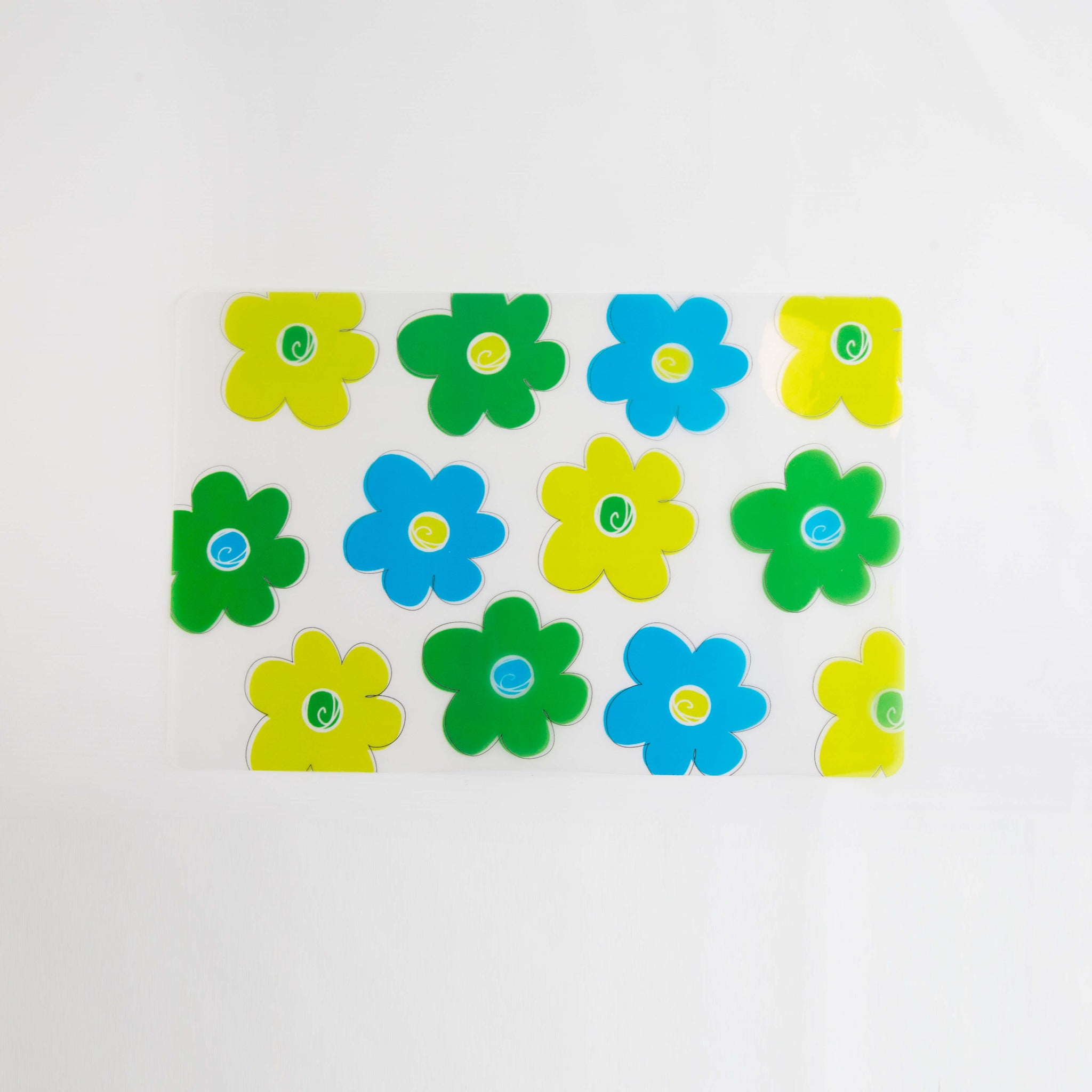 Plastic Mat Floral Design 4 PCS