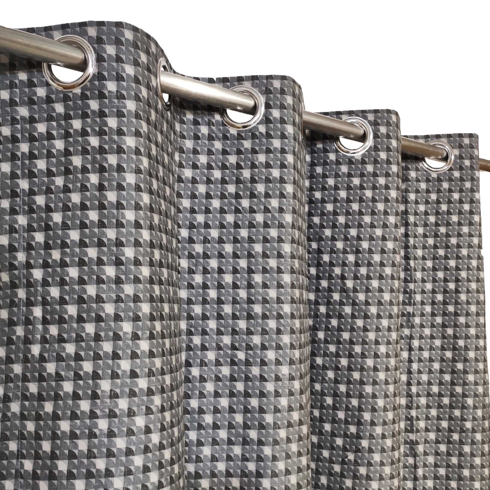 Last 1 left Geometric Duck Cotton Curtain