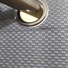 Diamond Emboss Silk Curtain Grey