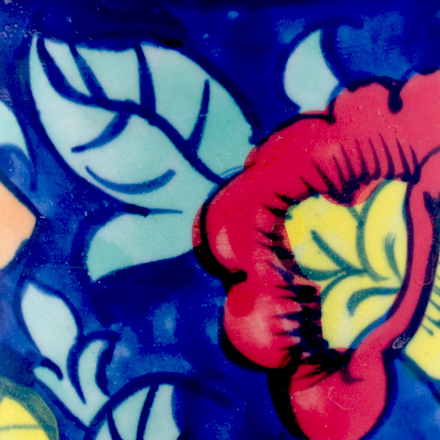 Pottery Glass Forest Flower