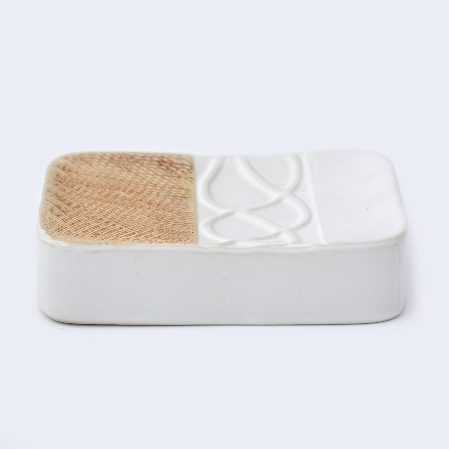 Textured Design Ceramic Bath Set