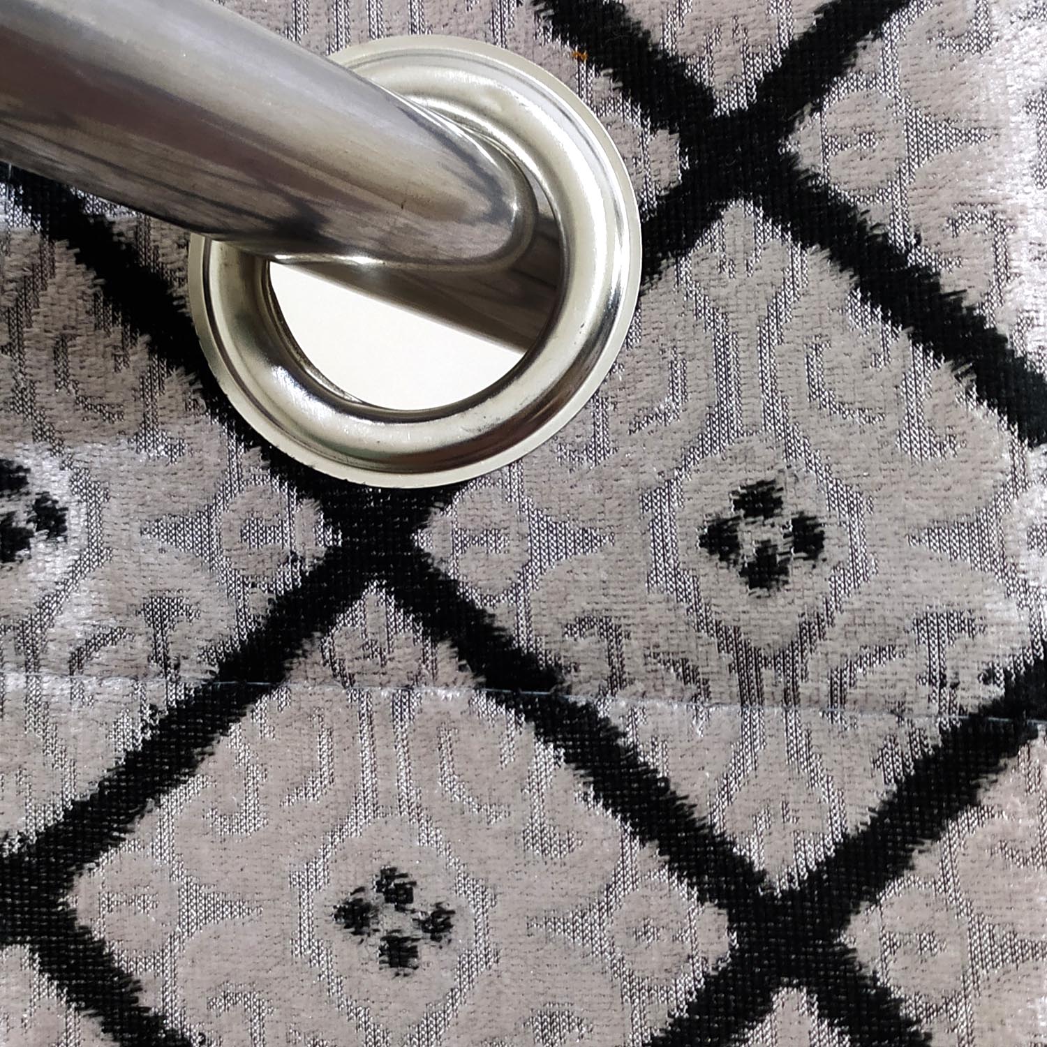 See Through Light Weight Jacquard Curtain