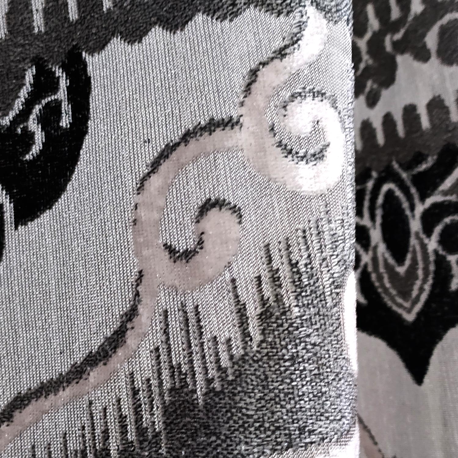 See Through Light Weight Jacquard Curtain