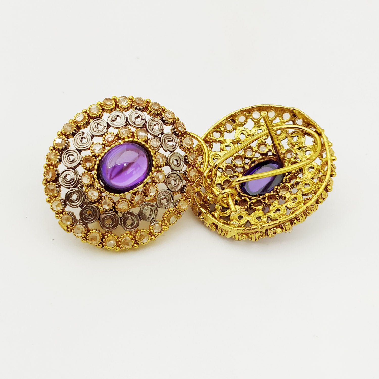 Colored Stones Earrings