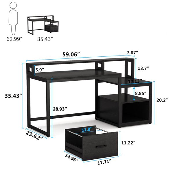 Tribesigns Desk Table - waseeh.com