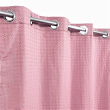 Pink 3D Jacquard Curtain
