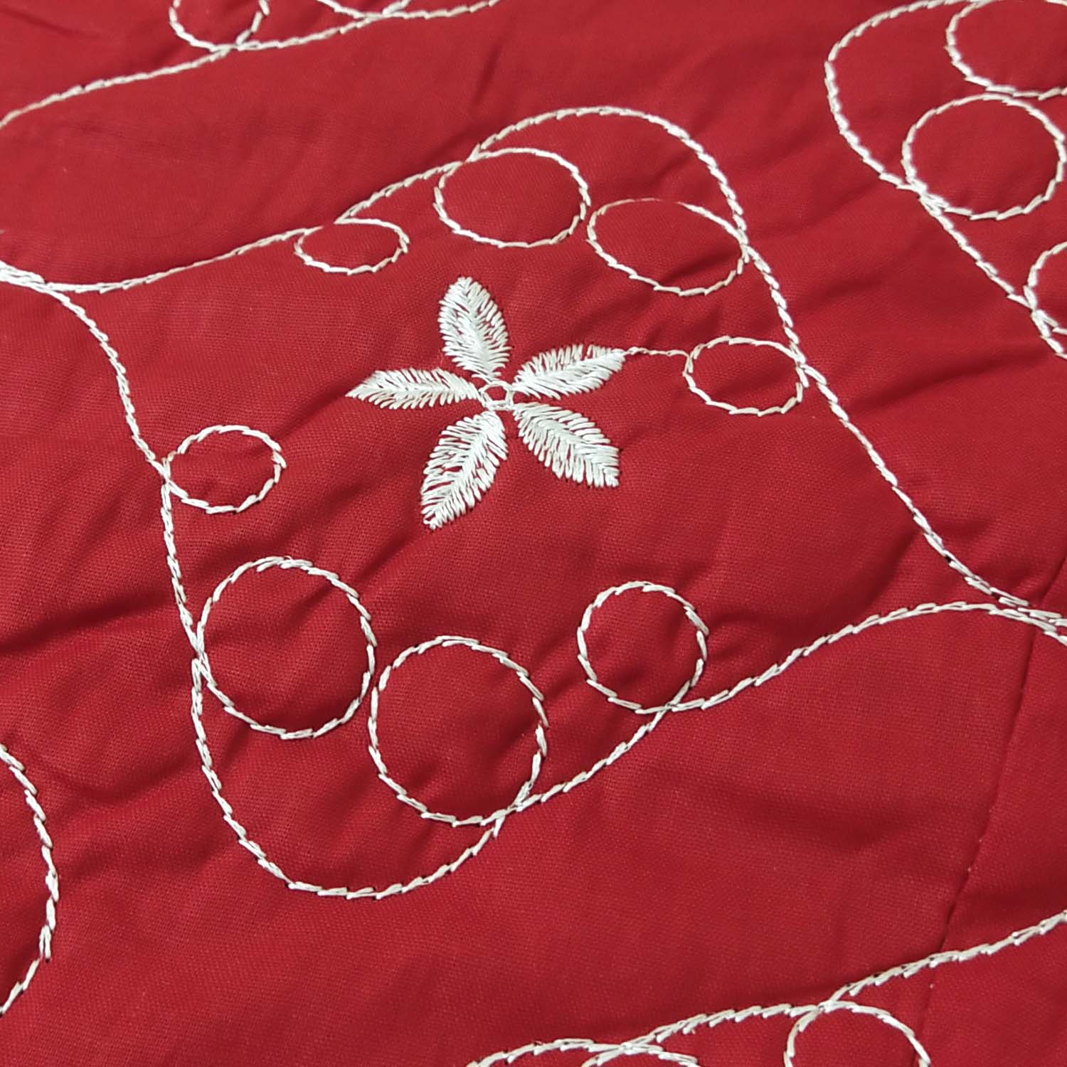 Patch Work King Size Bed Sheet With Two Pillow Cases