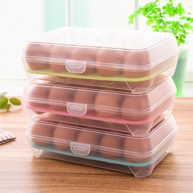 Refrigerator Storage Container (15 Eggs)
