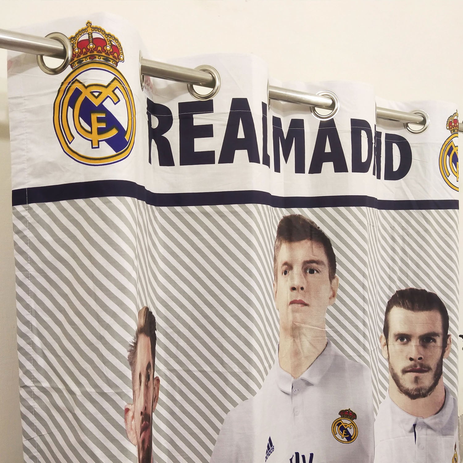 Kids Room Real Madrid Cotton Curtain