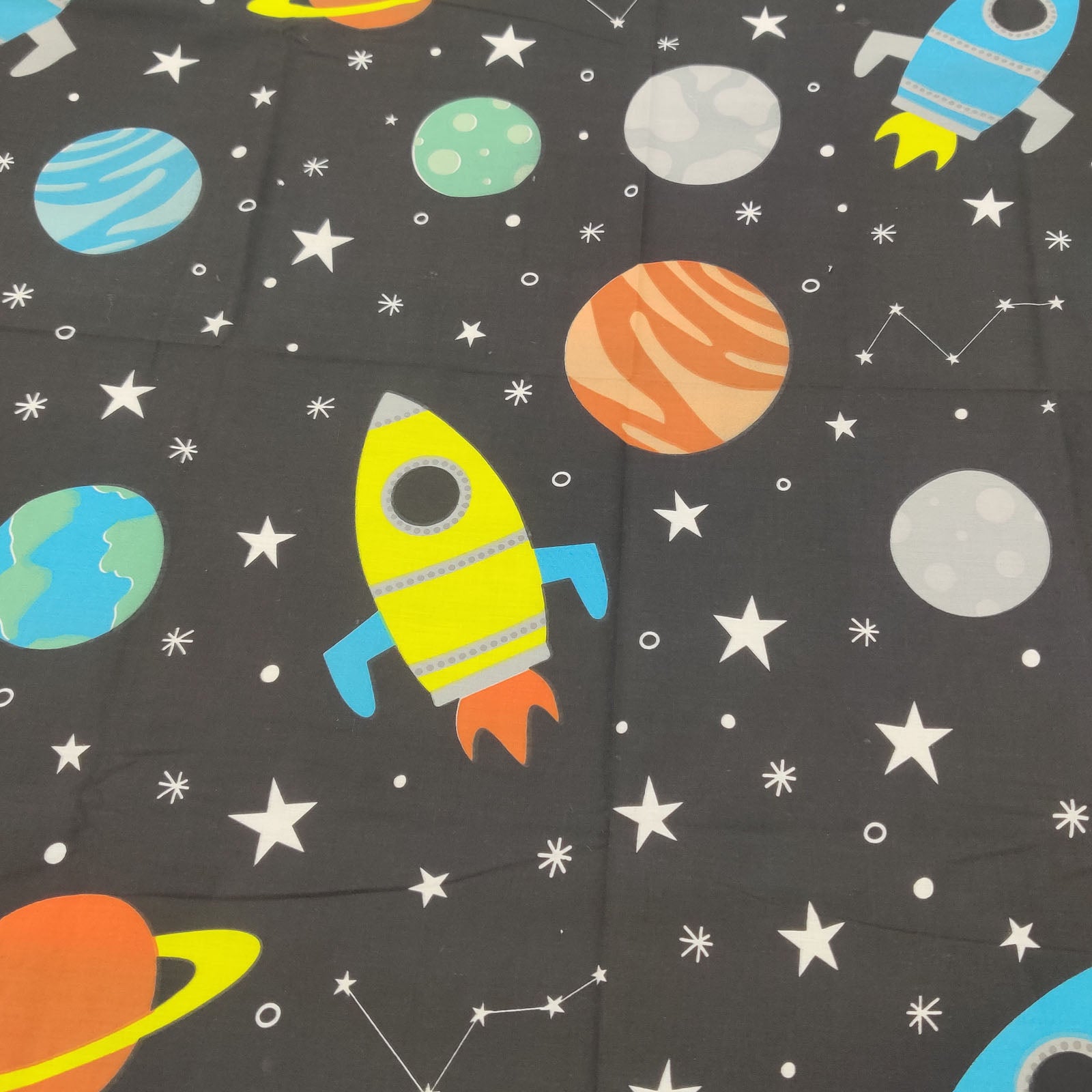 Stars Gallaxy Kids Bed Sheet