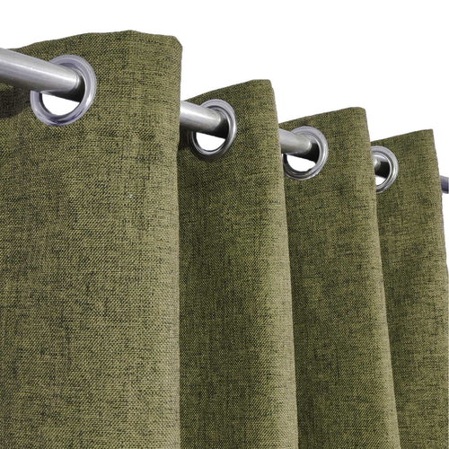 Premium Thick Jute Curtain Pickle Green