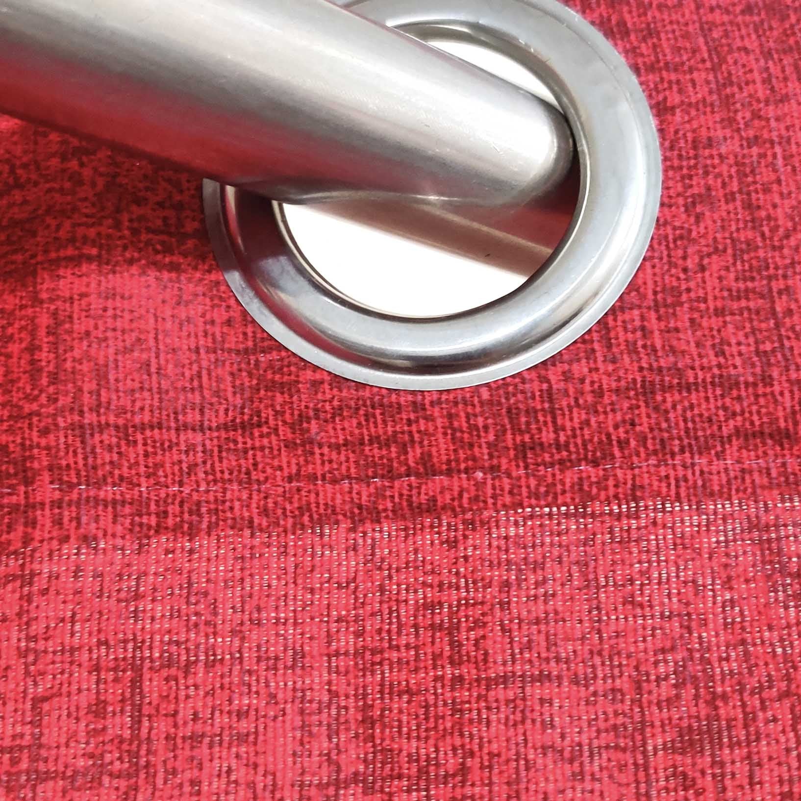 Last 1 Pcs Available Textured Red Duck Cotton Curtain