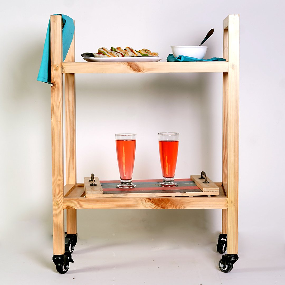 Serving Trolley/Corner Rack