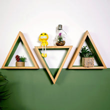 3 Pcs Triangle Shelves Wall Hanger