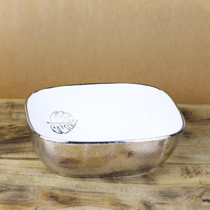 Ceramic Bowl (Leaf Print) - waseeh.com