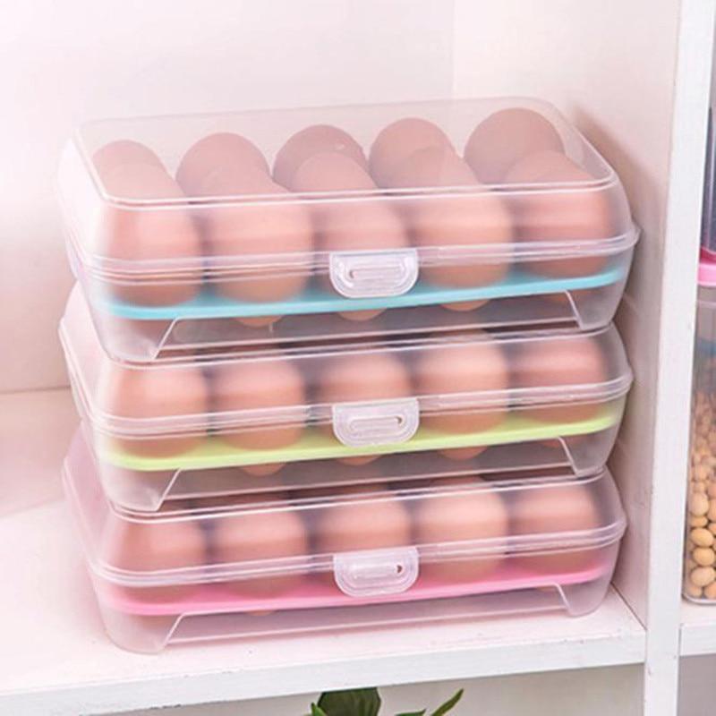 Refrigerator Storage Container (15 Eggs)