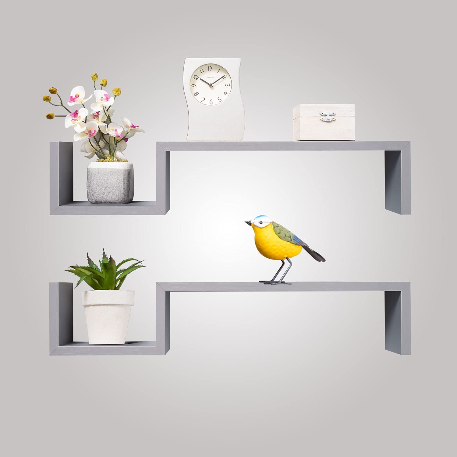 Gatton Dripped Floating Shelves (Set of 2) - waseeh.com