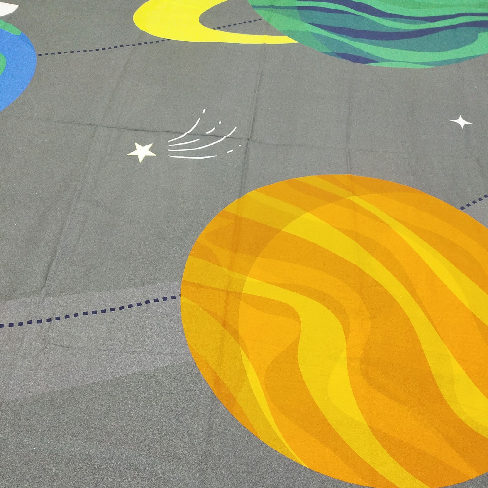 Galaxy   Kids Bed Sheet