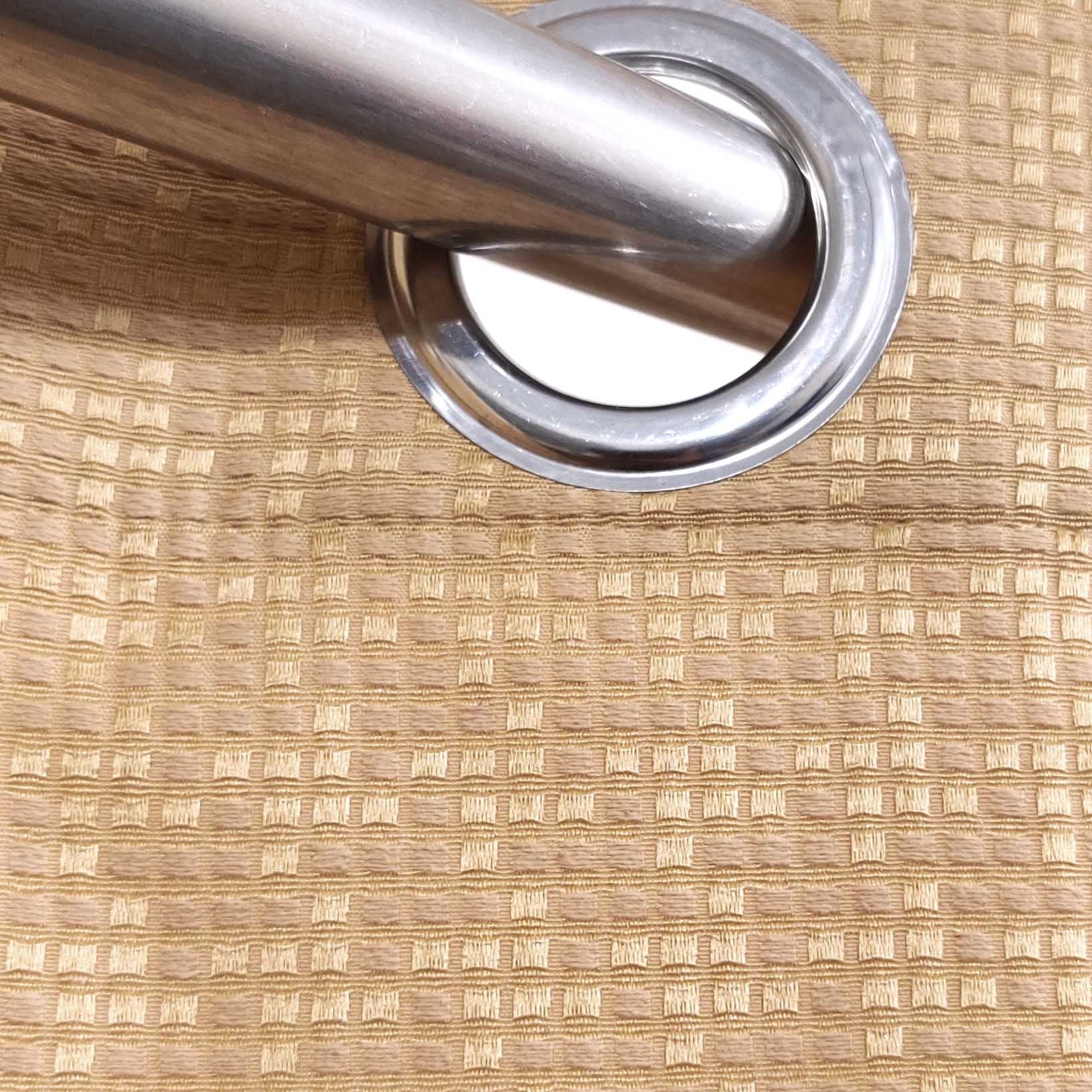 Muted Golden 3D Jacquard Curtain