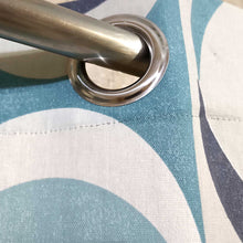 Last1  left Spherical Motif Duck Cotton Curtain 75"