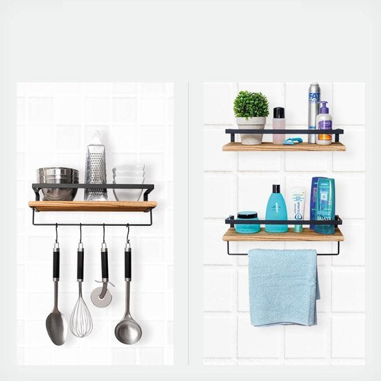 Industrial Lame Floating Shelf - waseeh.com