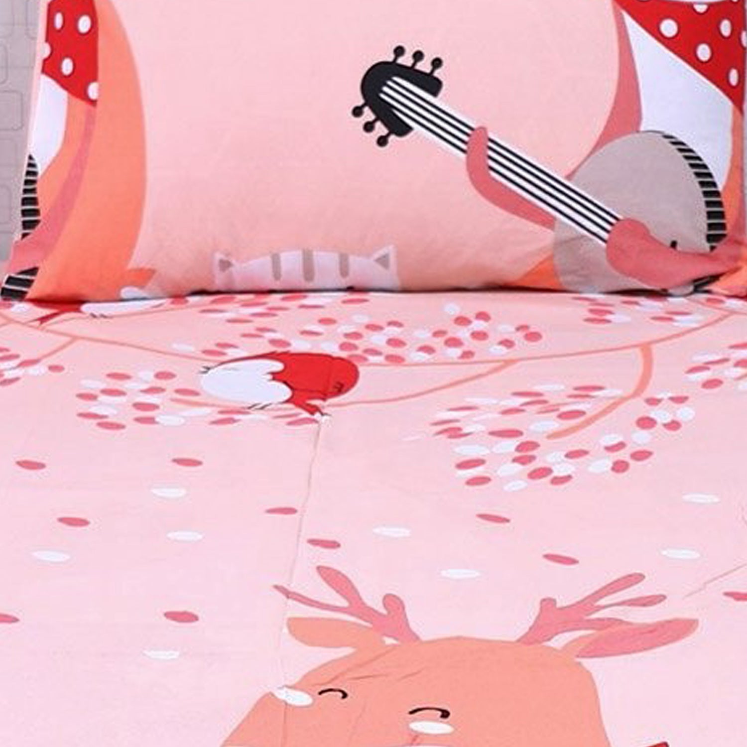 Forest Party Kids Bed Sheet