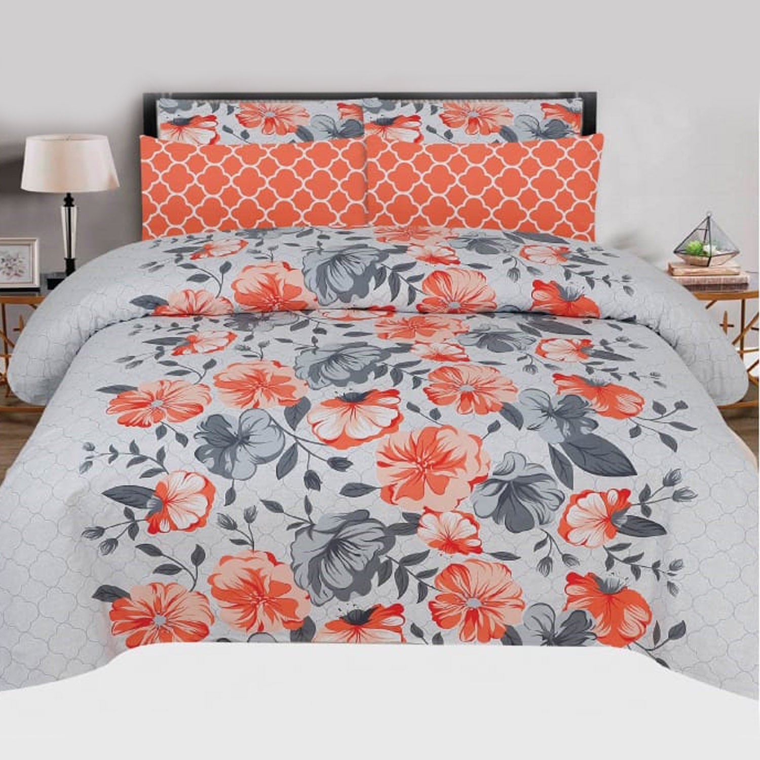 6 Pcs Comforter/Bed Spread Set
