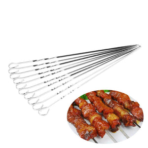 BBQ Skewer Stainless Steel 6Pcs - waseeh.com