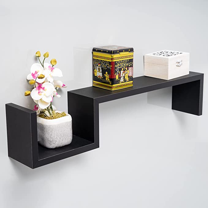 Gatton Dripped Floating Shelves (Set of 2) - waseeh.com