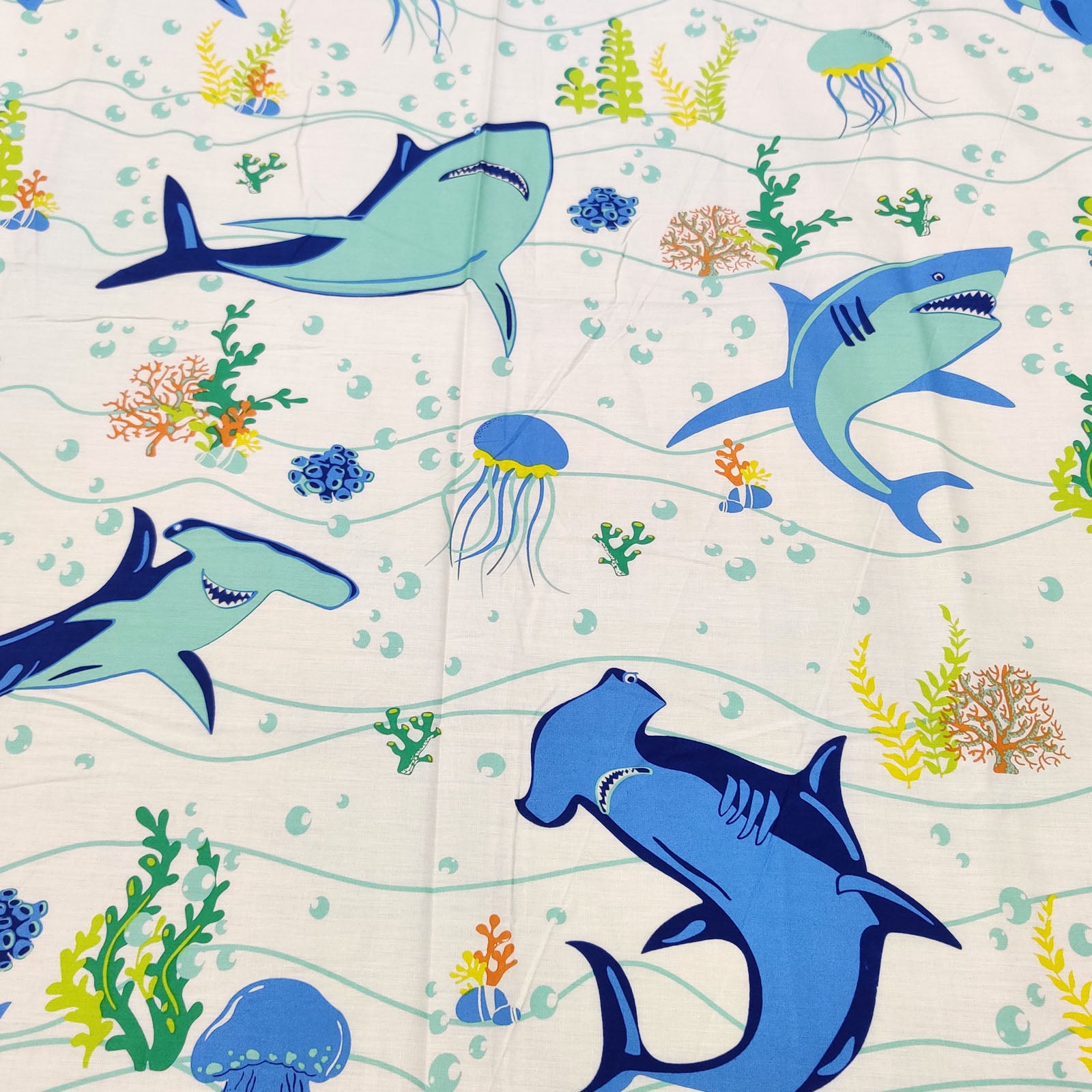 Bottom of the Ocean   Kids Bed Sheet