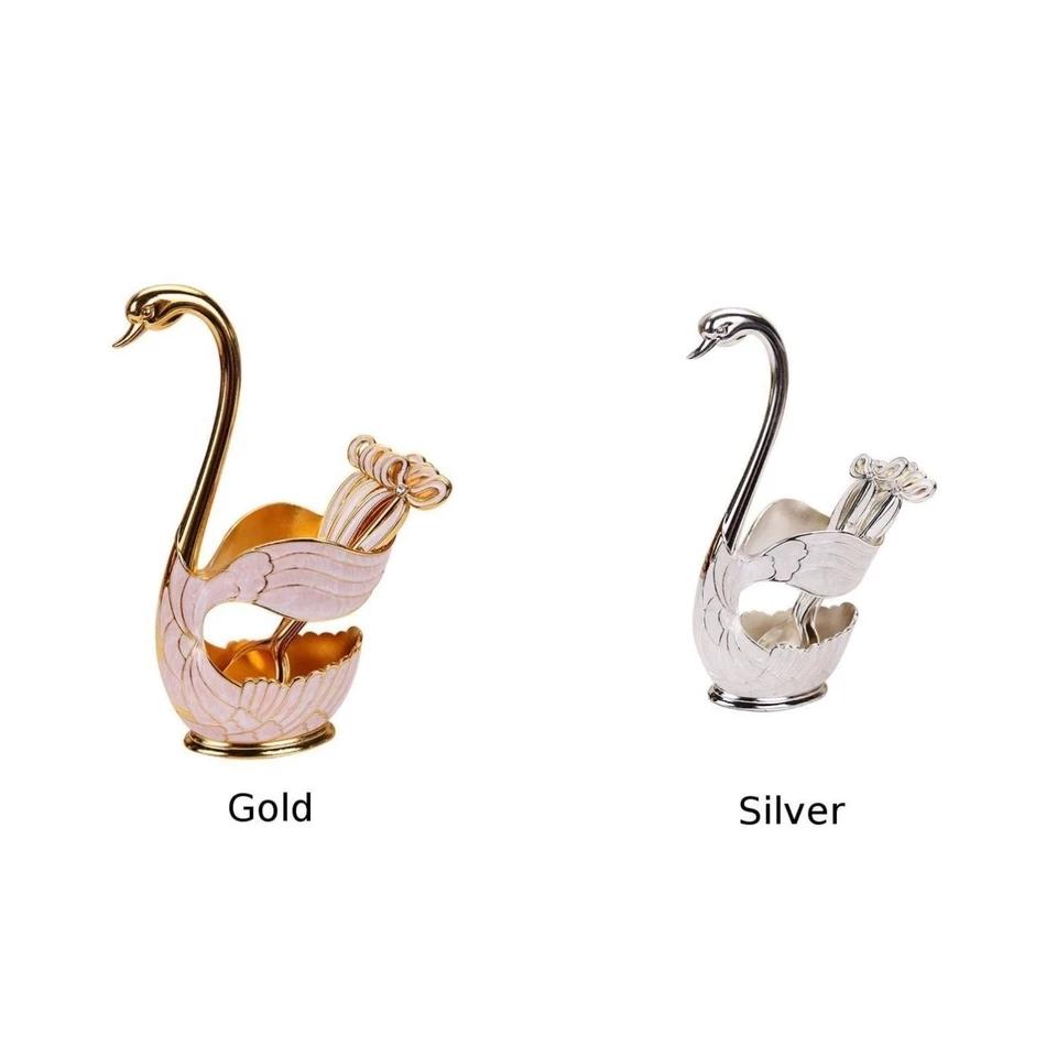 Spunky Swan Spoon Set - waseeh.com