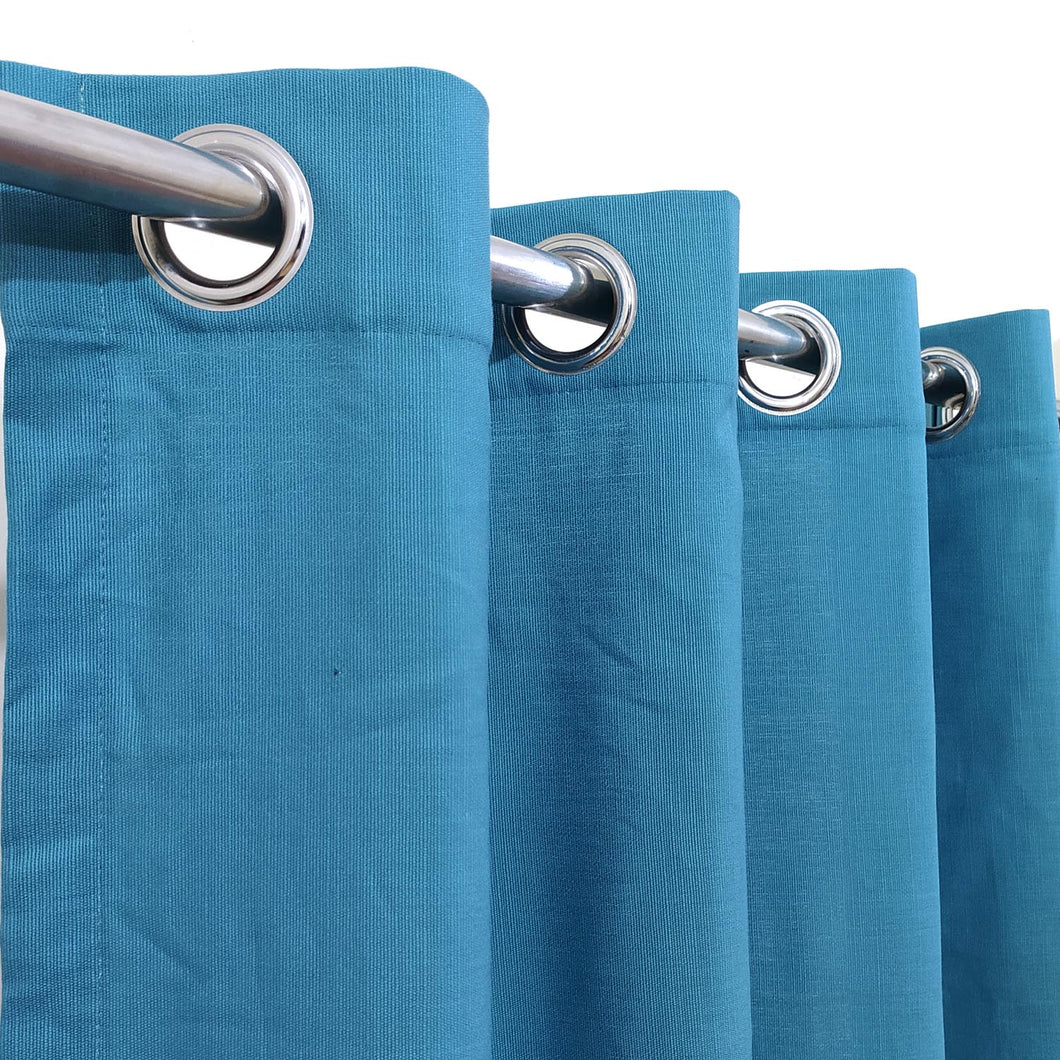 Plain Turquoise - Duck Cotton Curtain