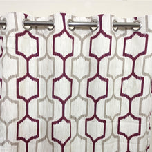 Last 1 left Extra wide Geometric Shape Water Proof Duck Cotton Curtain PVC Coated Back(IKEA)