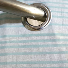 Green Stripes Duck Cotton Curtain
