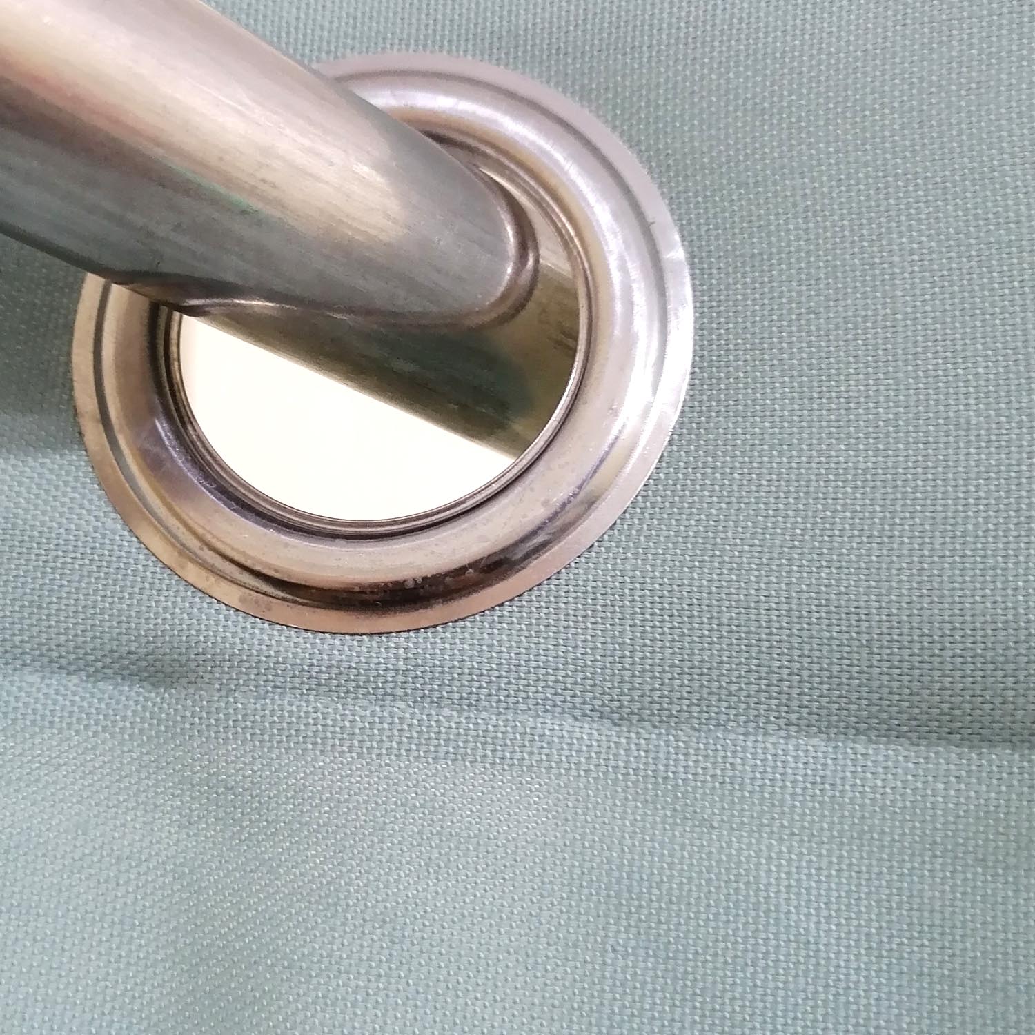 Muted Green Plain Duck Cotton Curtain