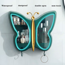 Butterfly LED Cosmetic Organizer - waseeh.com
