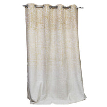 Digital Abstract Yellow Gold Duck Cotton Curtain