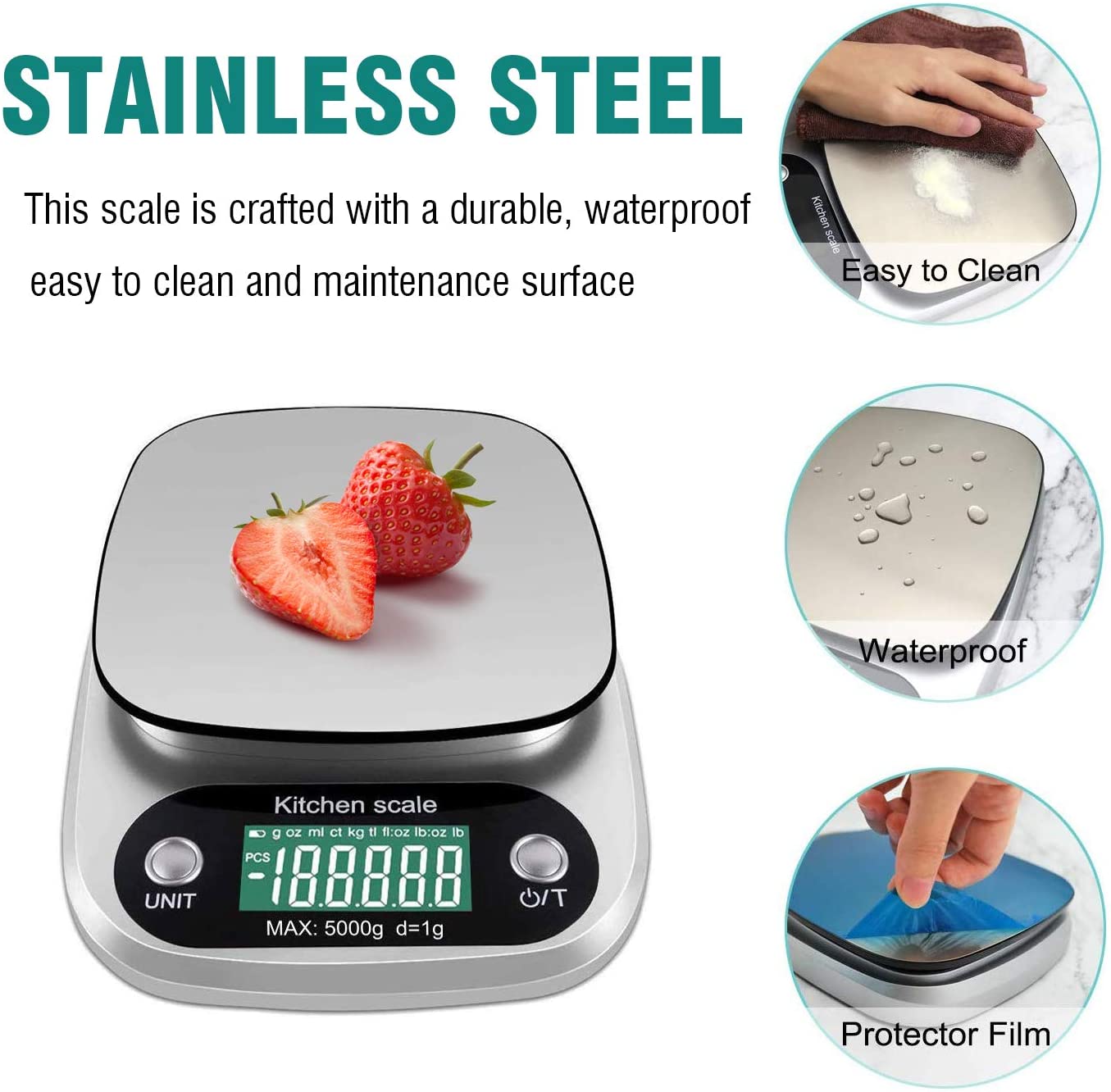 Electronic Kitchen Digital Scale - waseeh.com