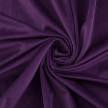 Plain Velvet Curtain Purple