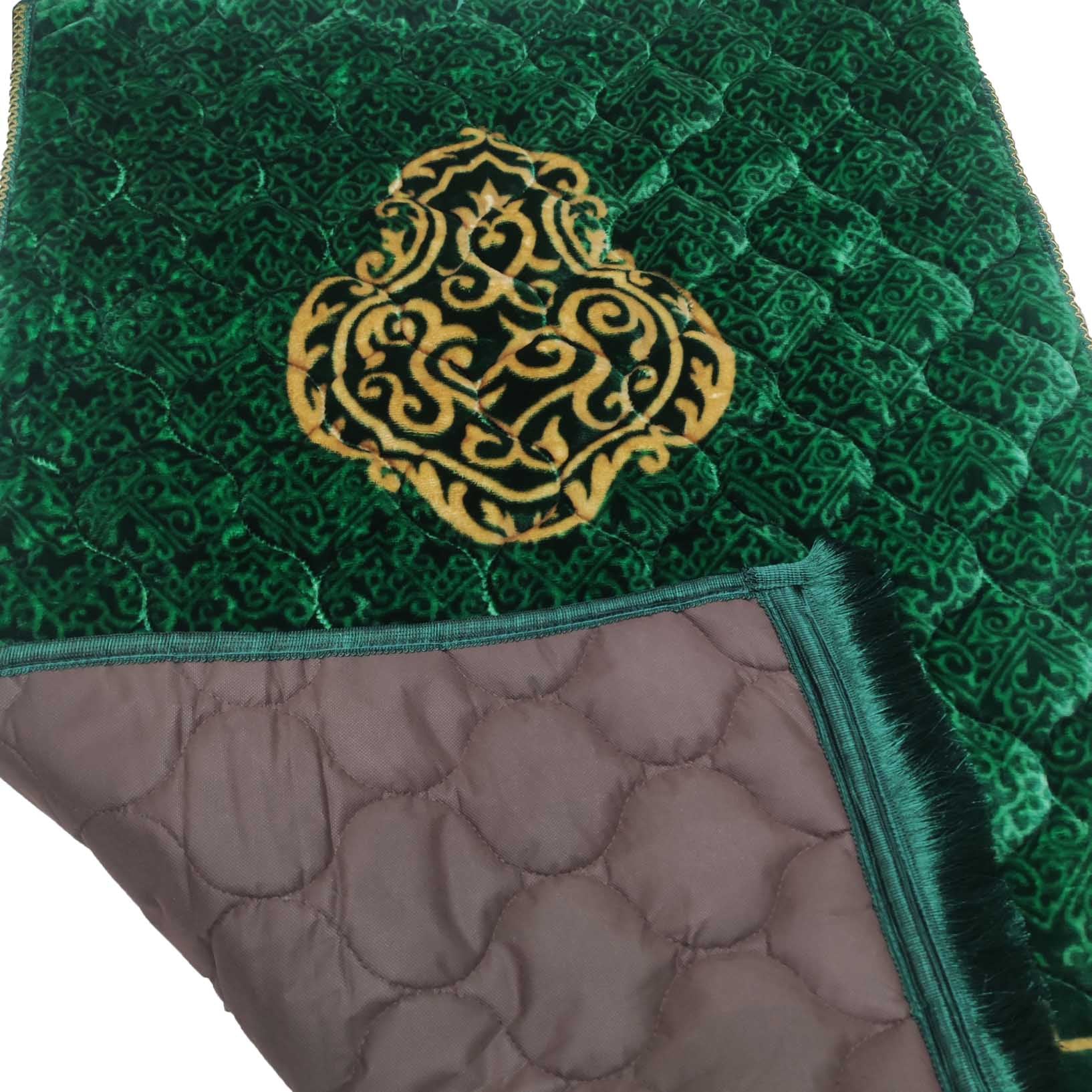 Quilted Prayer Mat Printed Velvet