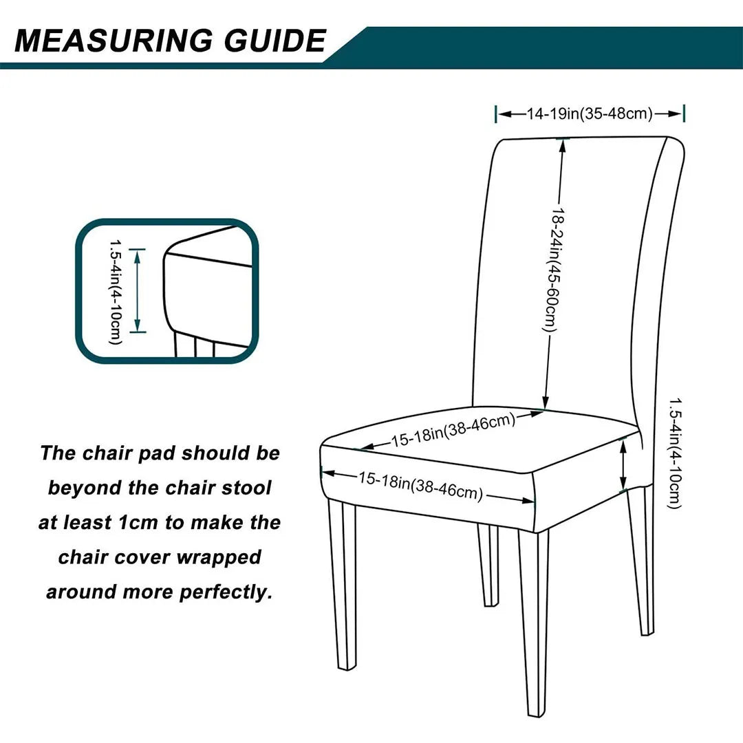 Cotton Fitted Jersey Chair Cover – Blue