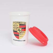 PORSCHE Porcelain Coffee Mug With Lid