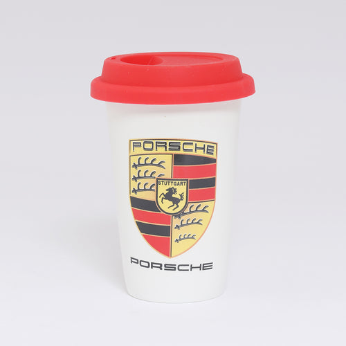 PORSCHE Porcelain Coffee Mug With Lid