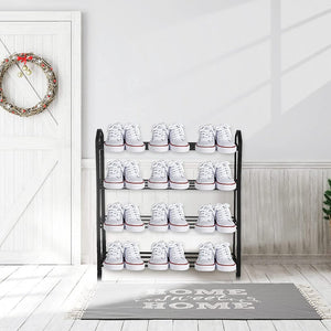 4 Tier Streamline Shoe Rack - waseeh.com
