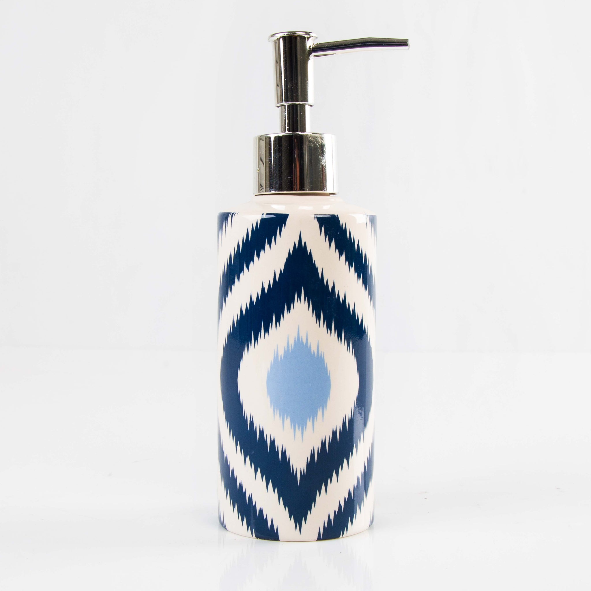 Ceramic Bath Set - Blue Paislay