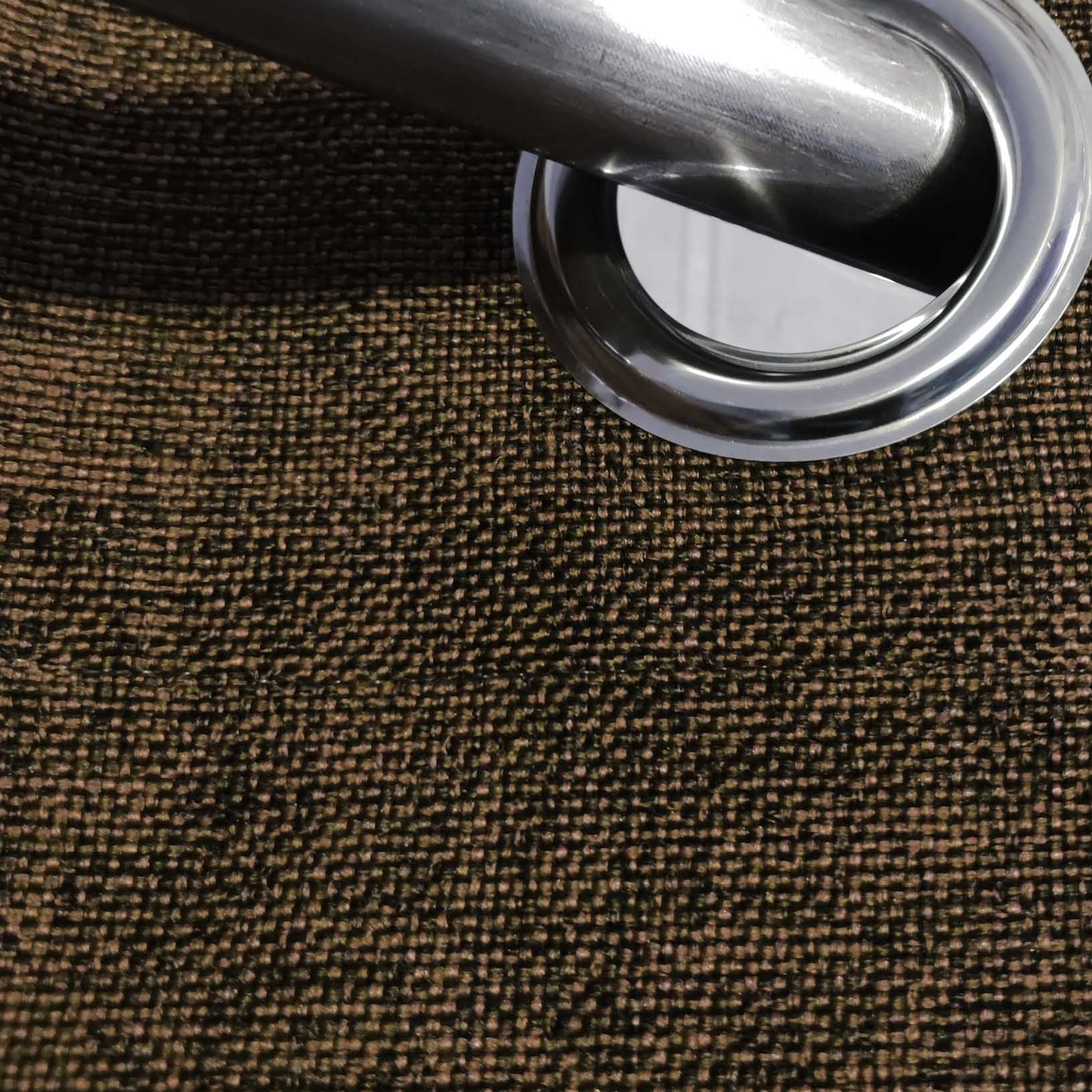 Premium Thick Jute Curtain Mid Brown