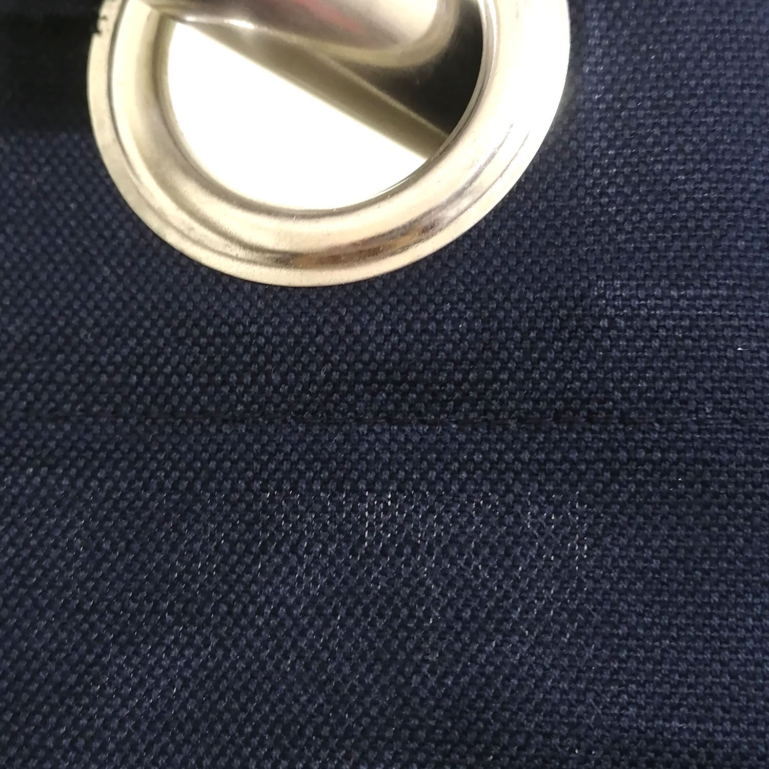 Navy Blue Plain Duck Cotton Curtain