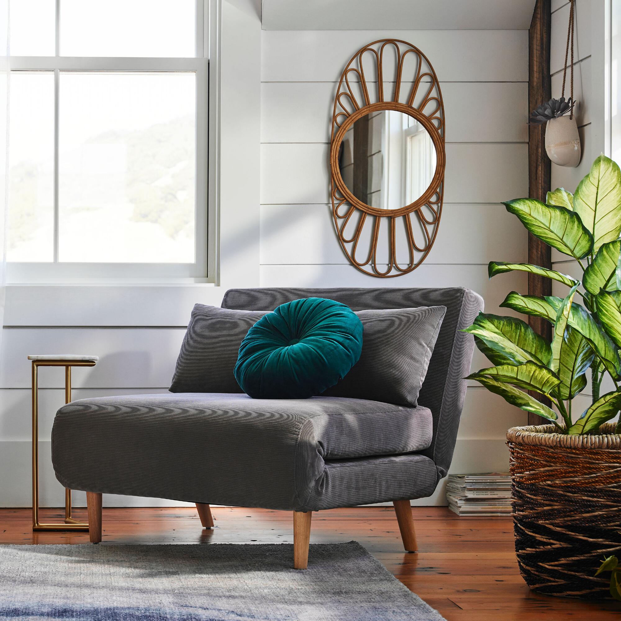 Velvet Round Pumpkin Futon Cushion - waseeh.com