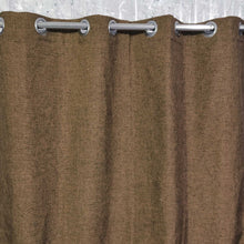 Premium Thick Jute Curtain Mid Brown