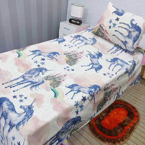 Unicorn Kids Bed Sheet